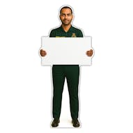 Life-Size Paramedic Sign - Zach - Blank Whiteboard
