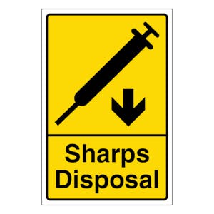 Sharps Disposal - Portrait
