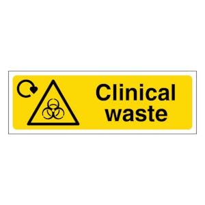 Clinical Waste - Narrow Landscape