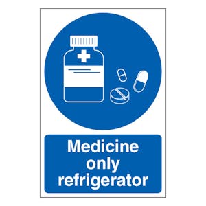 Medicine Only Refrigerator - Portrait