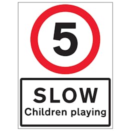 5 MPH Slow Children Playing
