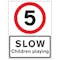5 MPH Slow Children Playing
