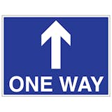 One Way Arrow Up