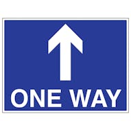 One Way Arrow Up