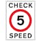 5 MPH Check Speed