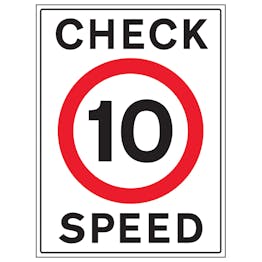 10 MPH Check Speed