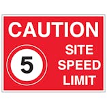 5 MPH Site Speed Limit
