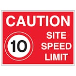 10 MPH Site Speed Limit