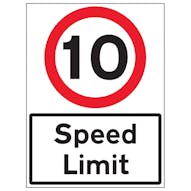 10 MPH Speed Limit