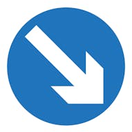 Keep Right Arrow