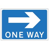 One Way Arrow Right