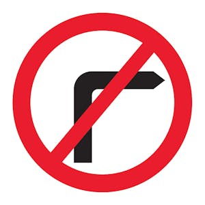 No Right Turns