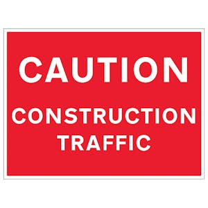 Caution Construction Traffic