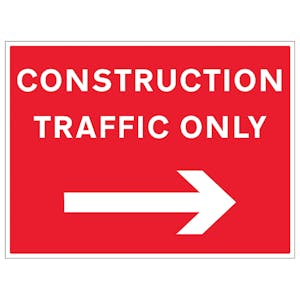 Construction Traffic Arrow Right