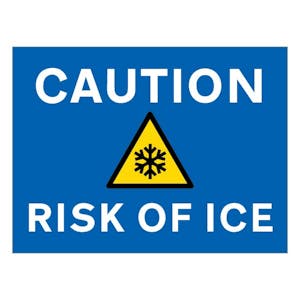Caution Risk Of Ice