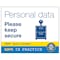 GDPR Sticker - Personal Data Please Keep Secure