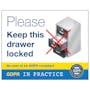 GDPR Sticker - Please Keep This Drawer Locked