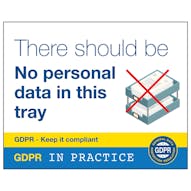 No Personal Data In This Tray