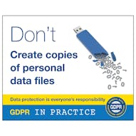 Don’t Create Copies Of Personal Data Files