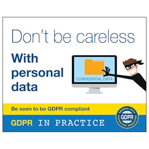 GDPR Sticker - Don’t Be Careless With Personal Data