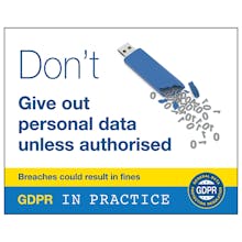Don't Give Out Personal Data Unless Authorised