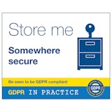 GDPR Sticker - Store Me Somewhere Secure