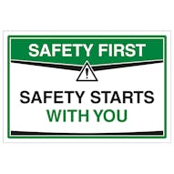 Safety Starts With You