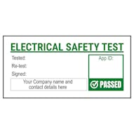 PAT Test Labels