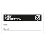 Write-On - Daily Calibration - Black Labels On A Roll
