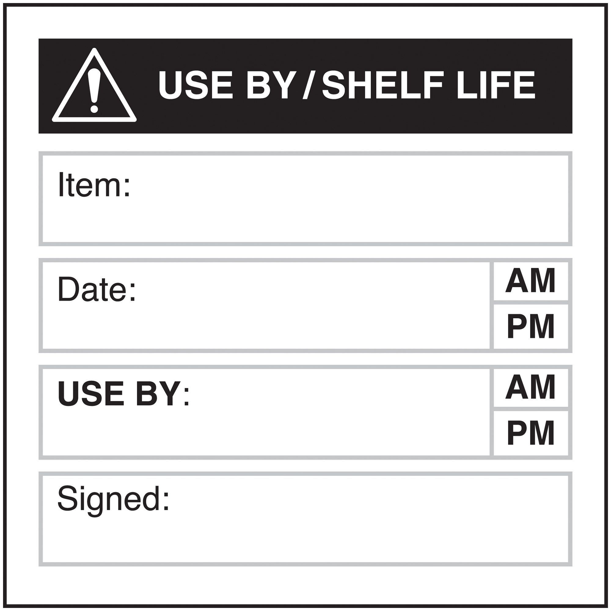 Use By / Shelf Life Labels On A Roll | Food Safety Labels | Labels On A ...