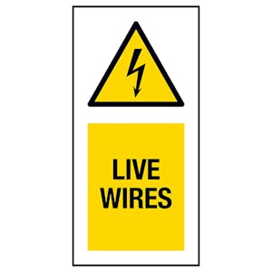 Live Wires Labels On A Roll - Portrait