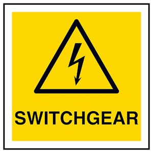 Switchgear Square Labels On A Roll