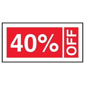 40% Off Labels On A Roll
