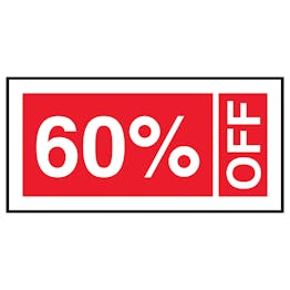 60% Off Labels On A Roll