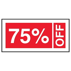 75% Off Labels On A Roll