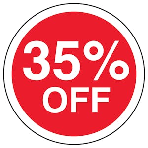 35% Off Circular Labels On A Roll