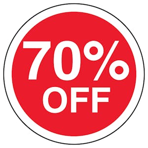 70% Off Circular Labels On A Roll
