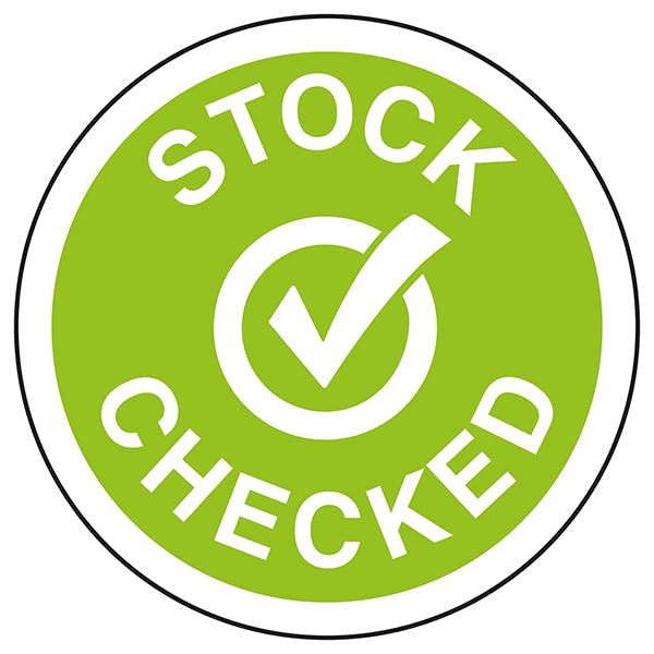 Stock Checked Lime Green Circular Labels On A Roll Stock Control