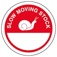 Slow Moving Stock Write-On Labels Circular Labels On A Roll - Large