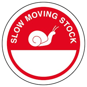 Slow Moving Stock Write-On Labels Circular Labels On A Roll - Large