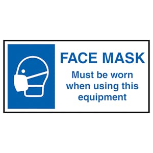 Face Mask Must Be Worn...Labels On A Roll