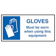 Gloves Must Be Worn...Labels On A Roll