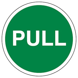 PULL Circular Labels On A Roll