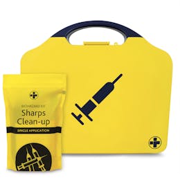 Biohazard Sharps Clean-Up Kit