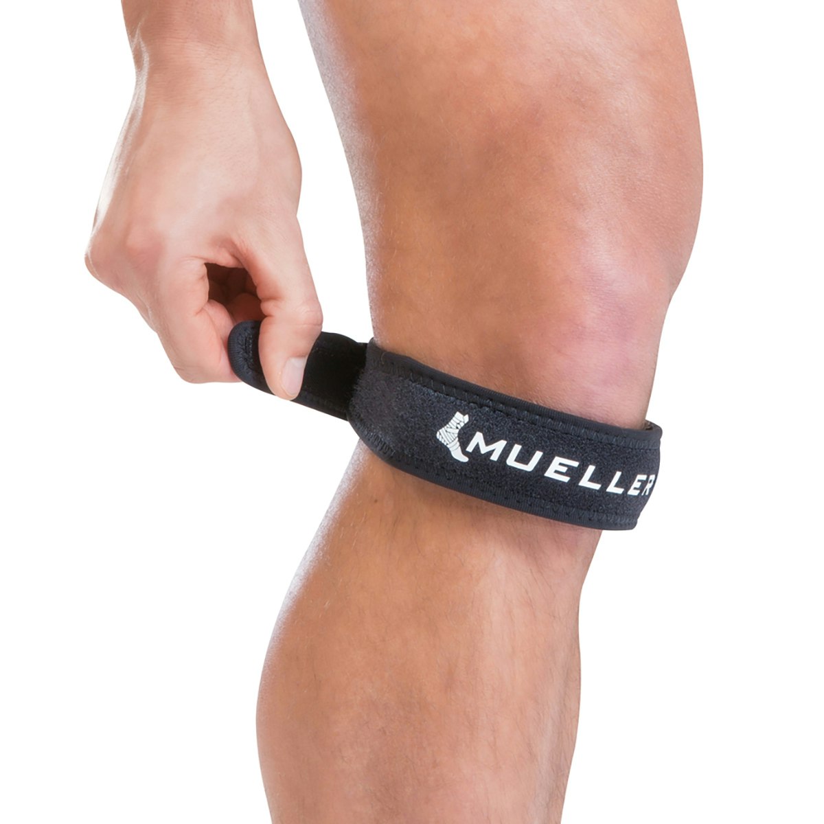 Mueller Sport Care Fascia Sottorotulea Jumpers Knee - Regolabile, Taglia Unica, Per Tendinite E Dolore Rotuleo