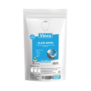 Vinco AutoWipe Glass Biodegradable Wipes