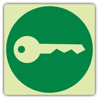 Photoluminescent Key Icon 