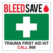 Trauma First Aid Kit - Call 999 - Square