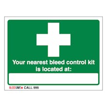 The Nearest Bleed Control Kit Is Located - Call 999