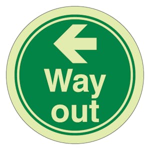 GITD Path Marker - Way out - Arrow Left